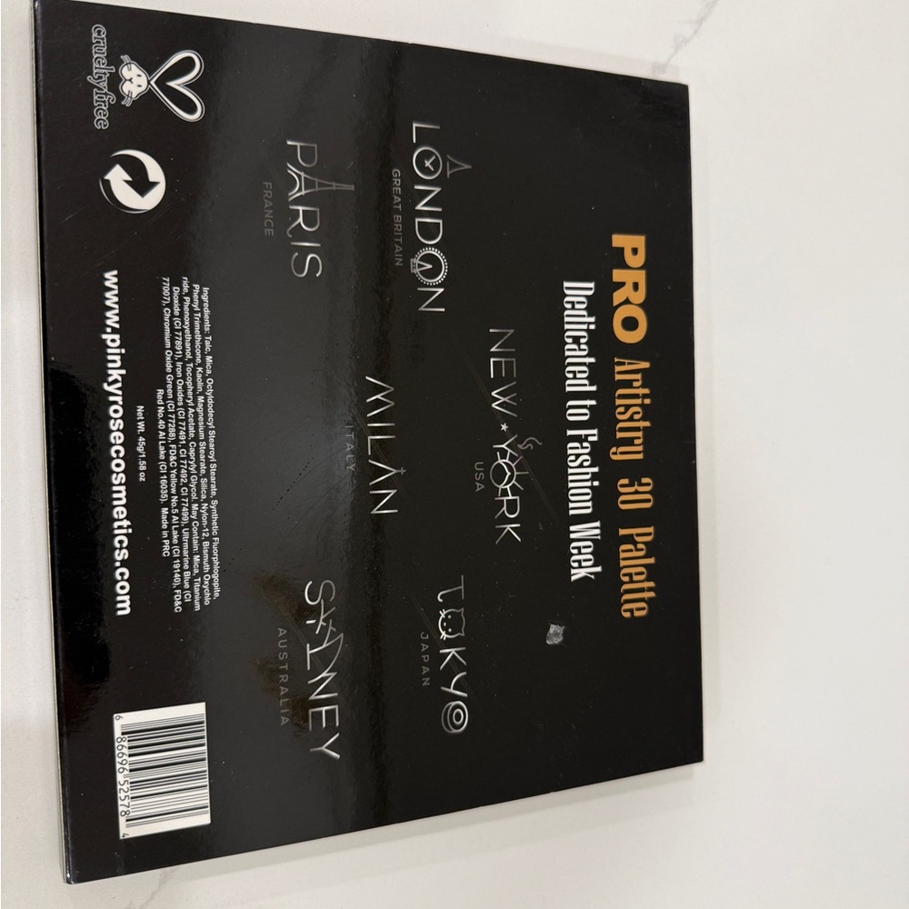 Pink Rose Pro Artistry 3D Palette